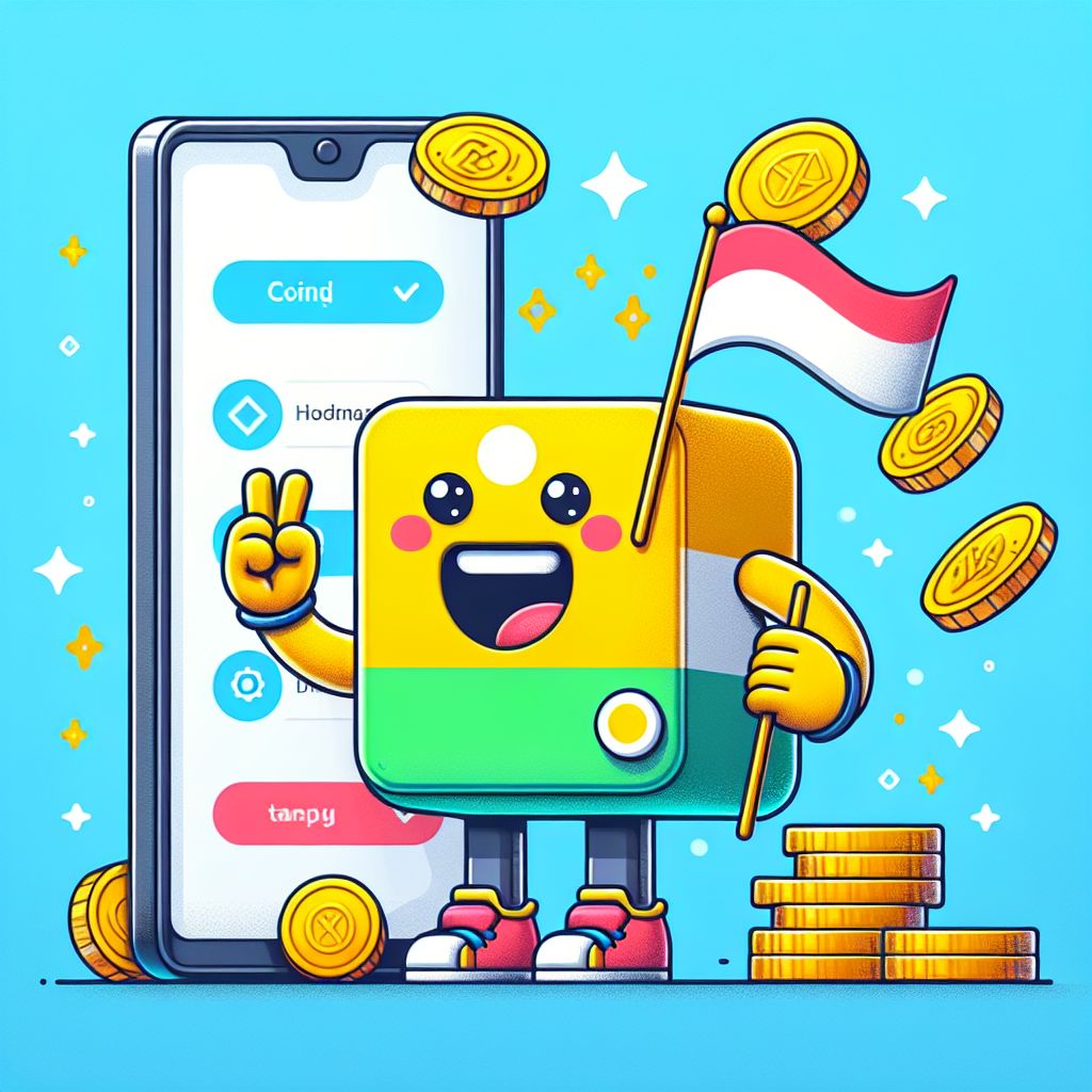 Karakter kartun ZK9vip dengan koin dan nama merek ZK9vip terlihat
