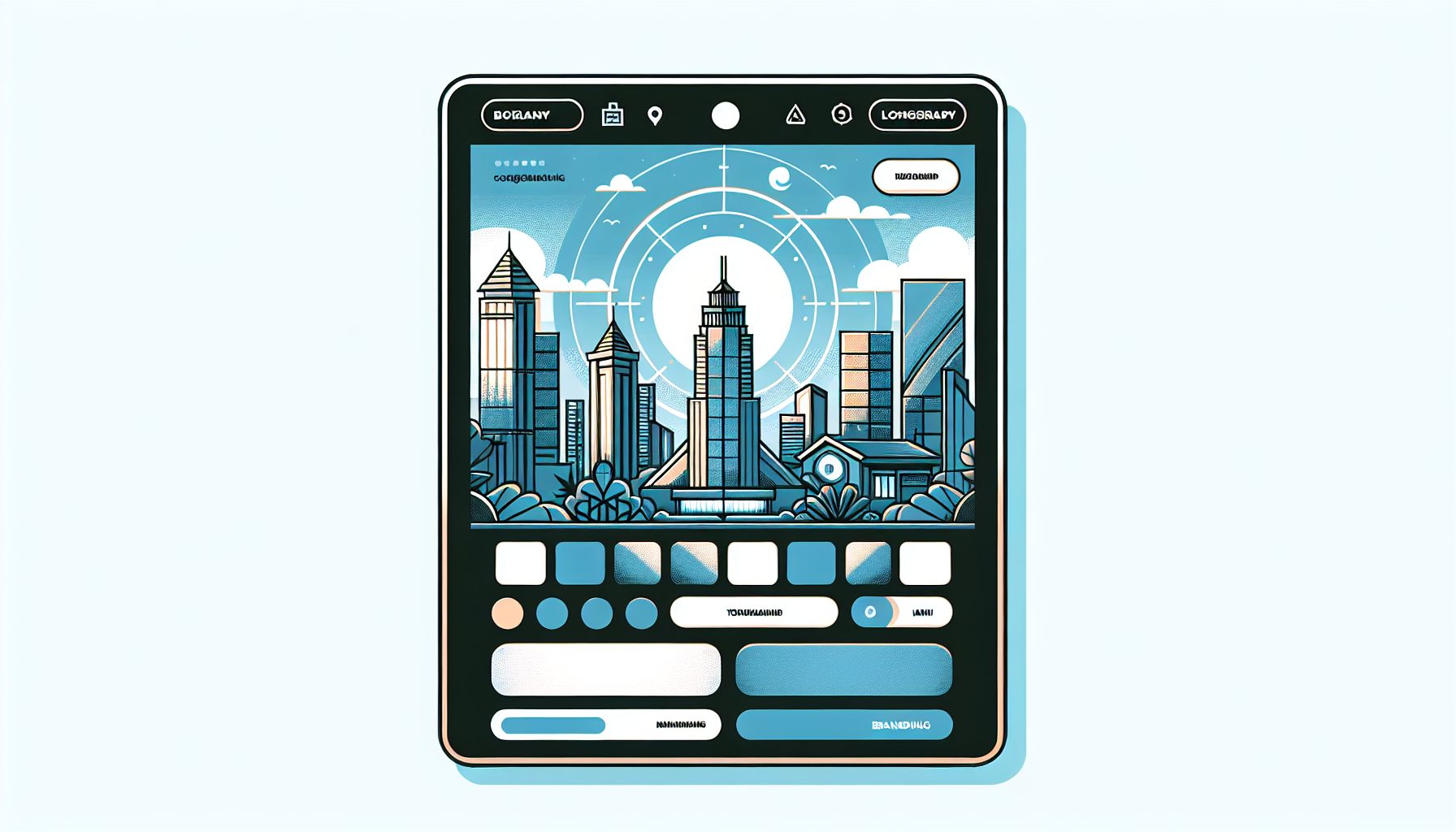 Spanduk lebar yang menunjukkan tata letak dashboard mobile dengan merek ZK9vip dan navigasi sederhana